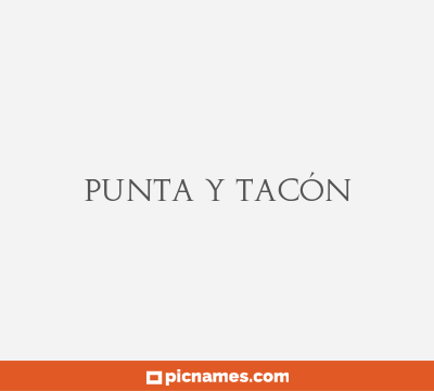 Punta y tacón